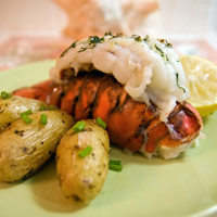 Lobster Tails with Lemon Dill Butter: Main Image