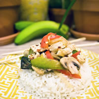 Thai Style Chicken Basil Stir Fry: Main Image