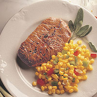 Beef Steaks with Tangy Corn Relish: Main Image