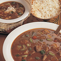 Creole-Flavored Beef Soup: Main Image