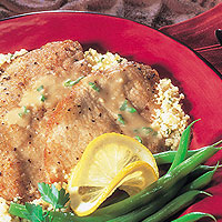 Veal Cutlets with Lemon-Mustard Sauce: Main Image