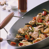 Chicken and Asparagus with Black Bean Sauce: Main Image