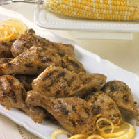 Chicken Drumsticks with Lemon and Garlic: Main Image