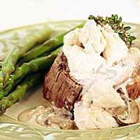 Chesapeake Filet with Cream of Crab Soup: Main Image