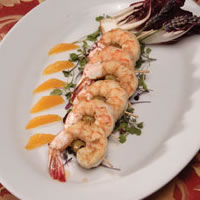Fennel Olive Shrimp Skewers: Main Image