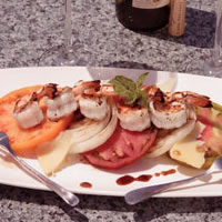 Grilled Shrimp and Heirloom Tomato Salad: Main Image