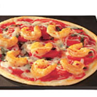 Personal Shrimp Pizza with Tomato & Basil: Main Image