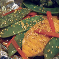 Teriyaki Salmon in Foil: Main Image