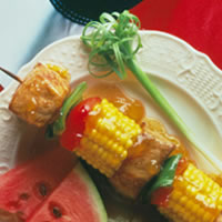 Apricot Glazed Pork Kabobs: Main Image