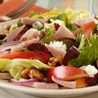 Autumn Apple, Ham, and Goat Cheese Salad: Main Image