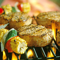 Black Pepper Chops with Molasses Butter: Main Image