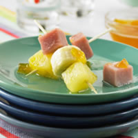 Peachy Ham Kabobs: Main Image