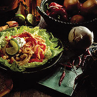 Onion and Turkey Lime Salad: Main Image