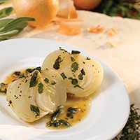 Roasted Onions with Herb-Butter Sauce: Main Image