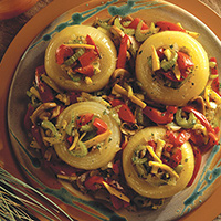 Vegetable Medley Stuffed Onions: Main Image