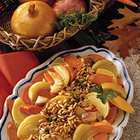 Winter Root Vegetables with Pine Nuts: Main Image