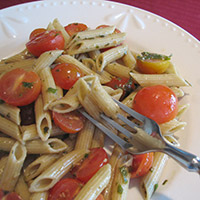 Penne with Cherry Tomatoes: Main Image