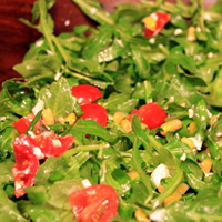 Arugula, Corn, and Tomato Salad: Main Image