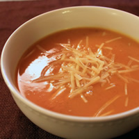 Butternut Squash Soup with Thyme and Parmesan: Main Image