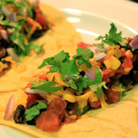 Gourmet Black Bean Tacos: Main Image
