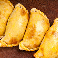 Pulled Lamb Shoulder with Goat Cheese Empanada: Main Image