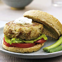 Texas Tuna Burger with Jalapeo Mayonnaise: Main Image