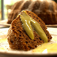 Chocolate BaNilla Cake with BaNilla Creme Anglaise: Main Image