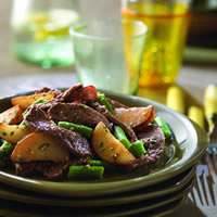 Beefy Potato Salad with Green Beans: Main Image