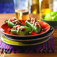 Picadillo-Stuffed Jalapeo Peppers: Main Image