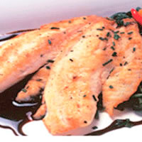 Tilapia Fillets with Balsamic Reduction: Main Image