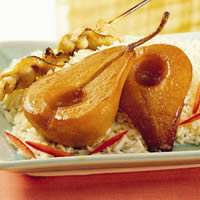 Braised  Pears with Soy-Ginger Glaze: Main Image