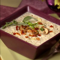 Cremini Mushroom and Roasted Garlic Rice Soup: Main Image