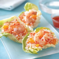 Mandarin Orange Rice and Shrimp Lettuce Wraps: Main Image