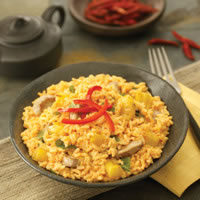 Red Curry Coconut Rice with Pork: Main Image