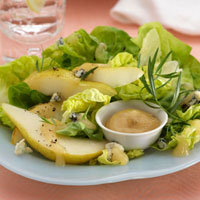 Bibb Lettuce Salad with Gorgonzola and Fresh Pear Dressing: Main Image