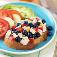 All-American Chicken Blueberry Salad Platter: Main Image