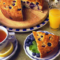 Blueberry Oatmeal Breakfast Cake: Main Image