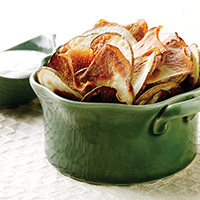 Oven Crisps with Ranch Dip: Main Image