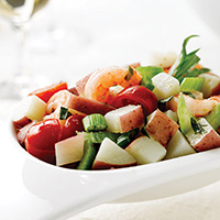 Tarragon Potato Salad with Shrimp: Main Image