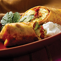 Tex-Mex Breakfast Burrito: Main Image