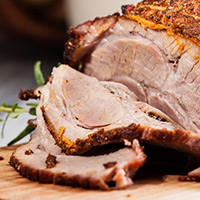 Zesty Barbecued Lamb Shoulder: Main Image
