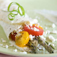 Greek-Inspired Spring Omelet: Main Image