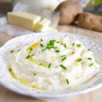 Low-Fat Creamy Mashed Potatoes: Main Image